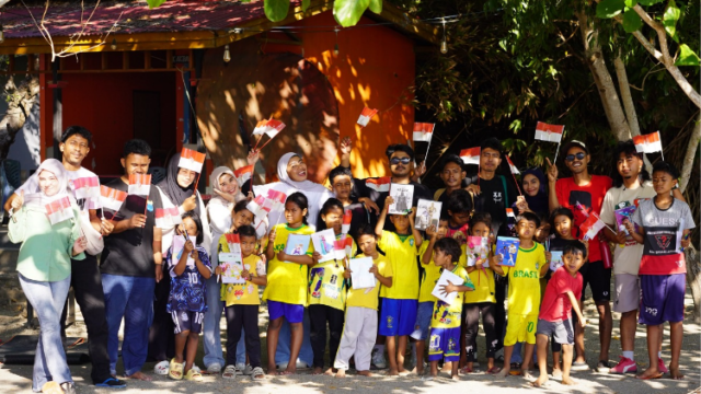 HAN 2026, AMPP TOGAMMOLOKA Bagikan Buku Gratis dan Belajar Bersama Anak-Anak Pulau Maitara